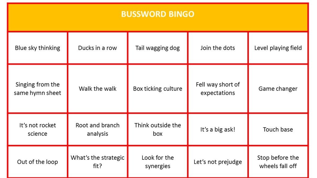 Business Bingo