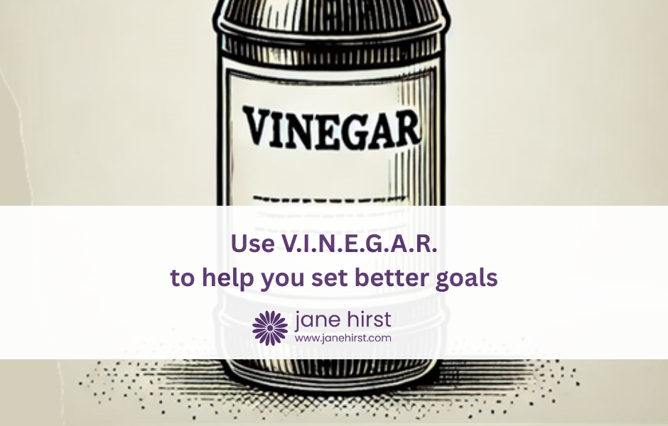 Use V.I.N.E.G.A.R. to help you set better goals