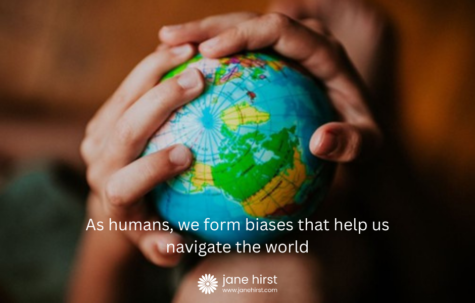 As humans, we form biases that help us navigate the world​